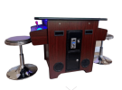 412 Cocktail Arcade Machine TRACK BALL DARK WOOD