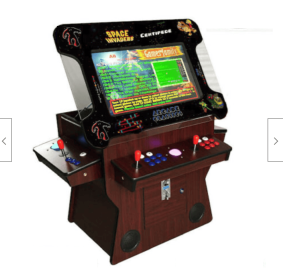 Abvideo arcades Cocktail Arcade Machine 4600 Tilt Up Wood Retro