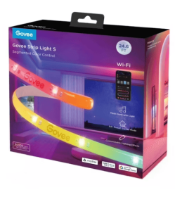 Govee 24.6ft Wi-Fi RGBICW LED Strip Light