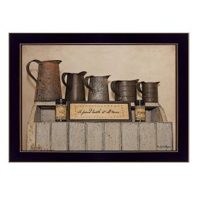 "A Friend Loveth at All Time" By Susie Boyer, Ready to Hang Framed Print, Black Frame
