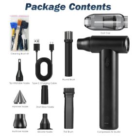 Compressed Air Duster Brushless Motor 250000RPM Stepless Variable Speed 10000mAh Battery Cordless Dust Blower Vacuum Cleaner Portable Jet Dry Blower f