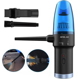(Do Not Sell on Amazon)Cordless Rechargeable Air Duster & Vacuum 2-in-1, 8000PA Portable Mini Car PC Handheld Vacuum Cleaner