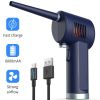 Compressed Air Duster, New Generation Canned Air, 33000 RPM Electric Air Can for Computer Keyboard Electronics Cleaning, 6000mAh Rechargeable Battery