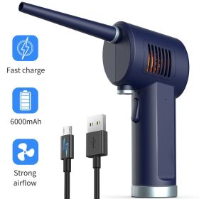 Compressed Air Duster, New Generation Canned Air, 33000 RPM Electric Air Can for Computer Keyboard Electronics Cleaning, 6000mAh Rechargeable Battery
