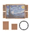 VEVOR 1000 Piece Puzzle Board with 6 Drawers and Cover, 29"x21.6" Rotating Wooden Jigsaw Puzzle Plateau, Portable Puzzle Accessories for Adults