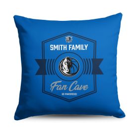 NBA Dallas Mavericks Dominion Personalized Throw Pillow 18Ã—18 Inches