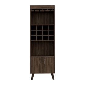 Bar Cabinet Bull, Living Room, Dark Walnut