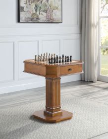 Galini Walnut Finish Game Table