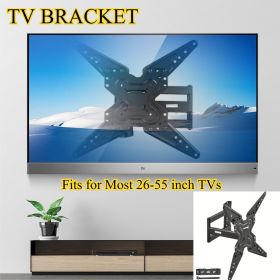 TV Wall Mount for 26-55 inch LED LCD OLED 4K TVs up to 99lbs, Full Motion TV Mount Bracket Articulating Swivel Extension Tilting Leveling Max