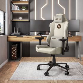 Techni Sport TSF65C Fabric Memory Foam Gaming Chair â€“ Beige