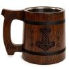 Beer Mug 20 OZ Thors Hammer Viking mug Tankard Mug Beer stein Wooden beer mug Handmade Gifts for Men Fathers Day Christmas Birthday Gifts Norse & Celt