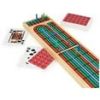 Solid Wood Cribbage Folding Board Game with Playing Cards â€“ Family Fun for Ages 8+