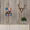 NEW All American Doberman Pinscher Wall or Door Hanging Prints Aluminum Metal Sign Kitchen Wall Bar Bathroom Plaque Home Decor Front Door Plaque