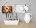 NEW Jack Russell Terrier Fall Wall or Door Hanging Prints Aluminum Metal Sign Kitchen Wall Bar Bathroom Plaque Home Decor, 8HX12W, Multicolor