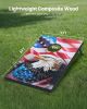 3x2ft Cornhole Set Portable Corn Hole Toss Game Board Wood 8 Bean Bag Carry Case