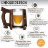 Beer Mug 20 OZ Viking mug Tankard Mug Beer stein Wooden beer mug Handmade Gifts for Men Fathers Day Christmas Birthday Gifts Norse & Celtic Men Mugs T