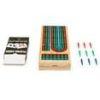 Solid Wood Cribbage Folding Board Game with Playing Cards â€“ Family Fun for Ages 8+