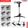 5Core Desktop Mic Stand Tripod Universal Desk Microphone Holder Table Top Stands