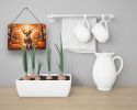 NEW Chihuahua Fall Wall or Door Hanging Prints Aluminum Metal Sign Kitchen Wall Bar Bathroom Plaque Home Decor, 8HX12W, Multicolor