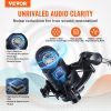 VEVOR USB Microphone, 192kHz/24-bit, Professional Condenser Microphone Kit, with Boom Arm Stand Pop Filter Shock Mount Mute Button Headphones Jack