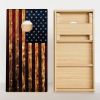 Rustic American Flag Professional Cornhole Boards