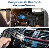 Compressed Air Duster Brushless Motor 250000RPM Stepless Variable Speed 10000mAh Battery Cordless Dust Blower Vacuum Cleaner Portable Jet Dry Blower f