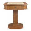 Galini Walnut Finish Game Table