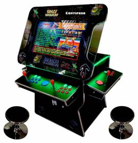 Cocktail Arcade Machine 4600 Games 32 inch screen Tilt Up Black Multi Cade
