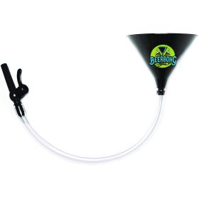 Extreme Beer Bong with Valve - 3 Ft. Tube Beer Funnel (Color: Black)