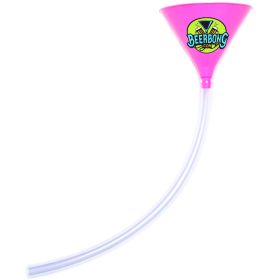 Party Beer Funnel - 2 Ft. Tube - Made In USA (Color: Pink)