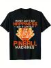 Buy Pinball Machine - Retro Multi-Ball Pinball Arcade Game T-Shirts, Gamer T-Shirts