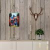 NEW All American Poodle Wall or Door Hanging Prints Aluminum Metal Sign Kitchen Wall Bar Bathroom Plaque Home Decor Front Door Plaque, 12x16